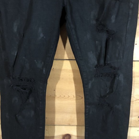 NEW Purple Brand Jeans P001 Jeans Mens Size 36x34 Slim Skinny Button Fly Black - Picture 5 of 14